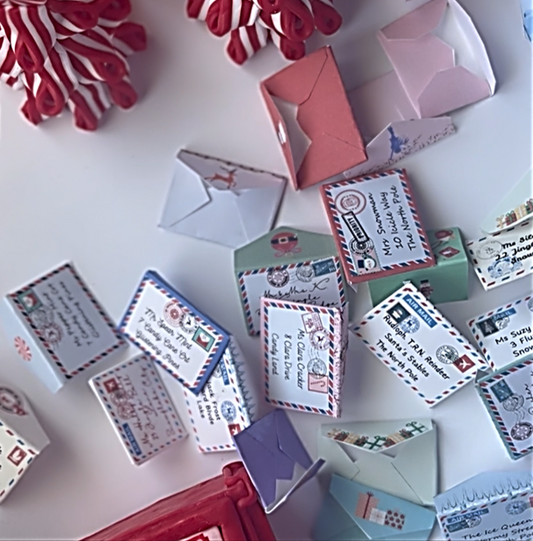Christmas cards with mix and match envelopes printable