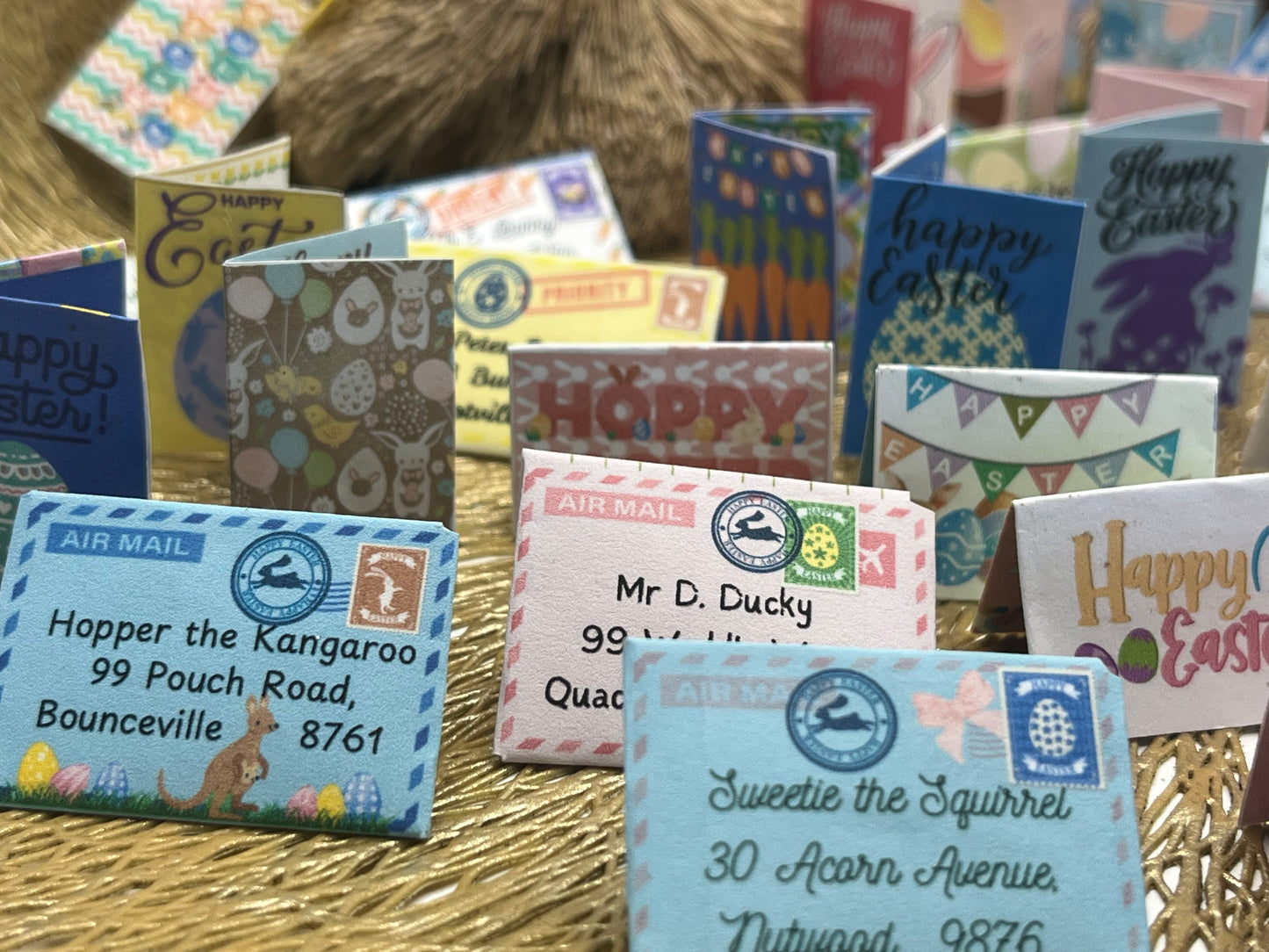 Easter cards with mix and match envelopes printable