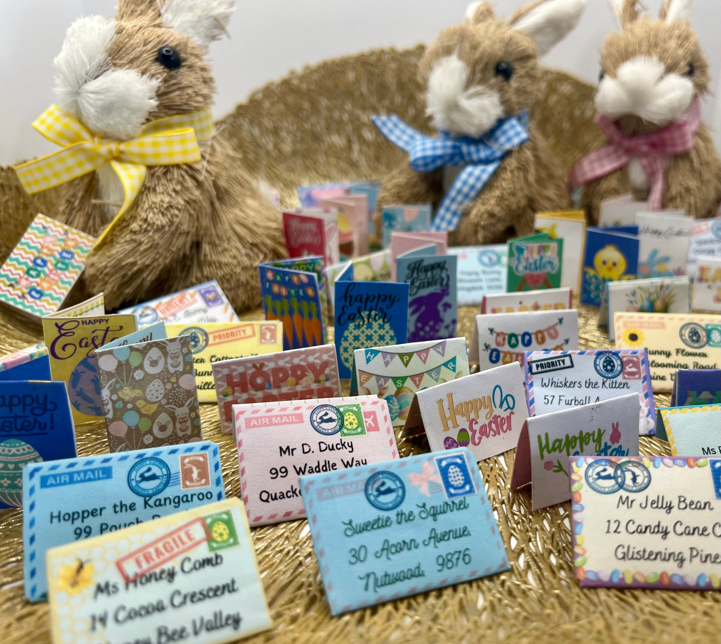 Easter cards with mix and match envelopes printable