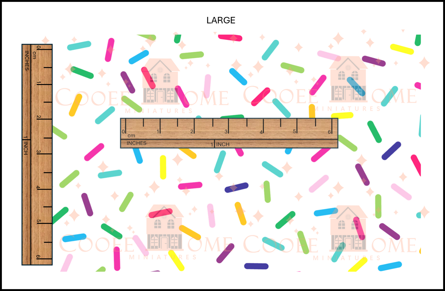 "Sprinkles LARGE" - shop the range of colours for instant download