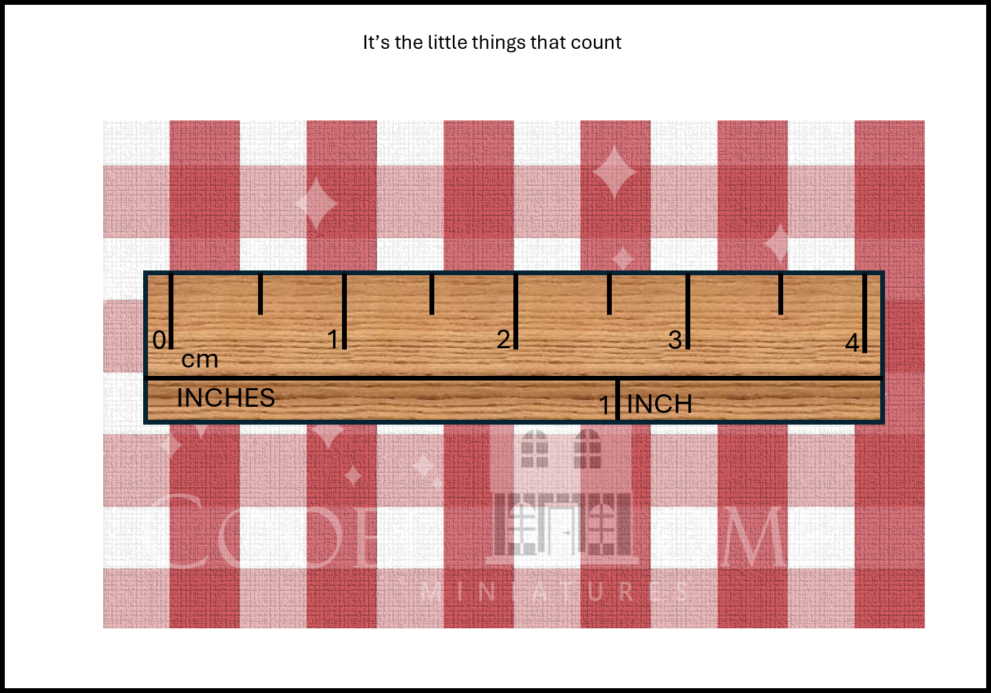 "Country Gingham - SMALL" - shop the range of colours for instant download