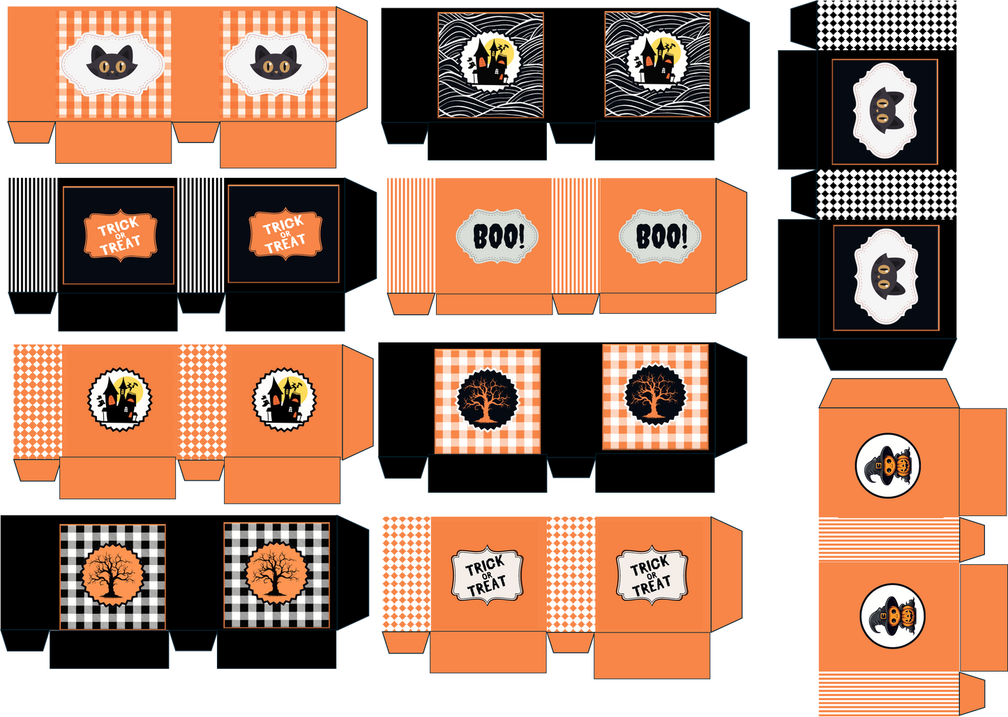 Halloween Mini Trick or Treat bags