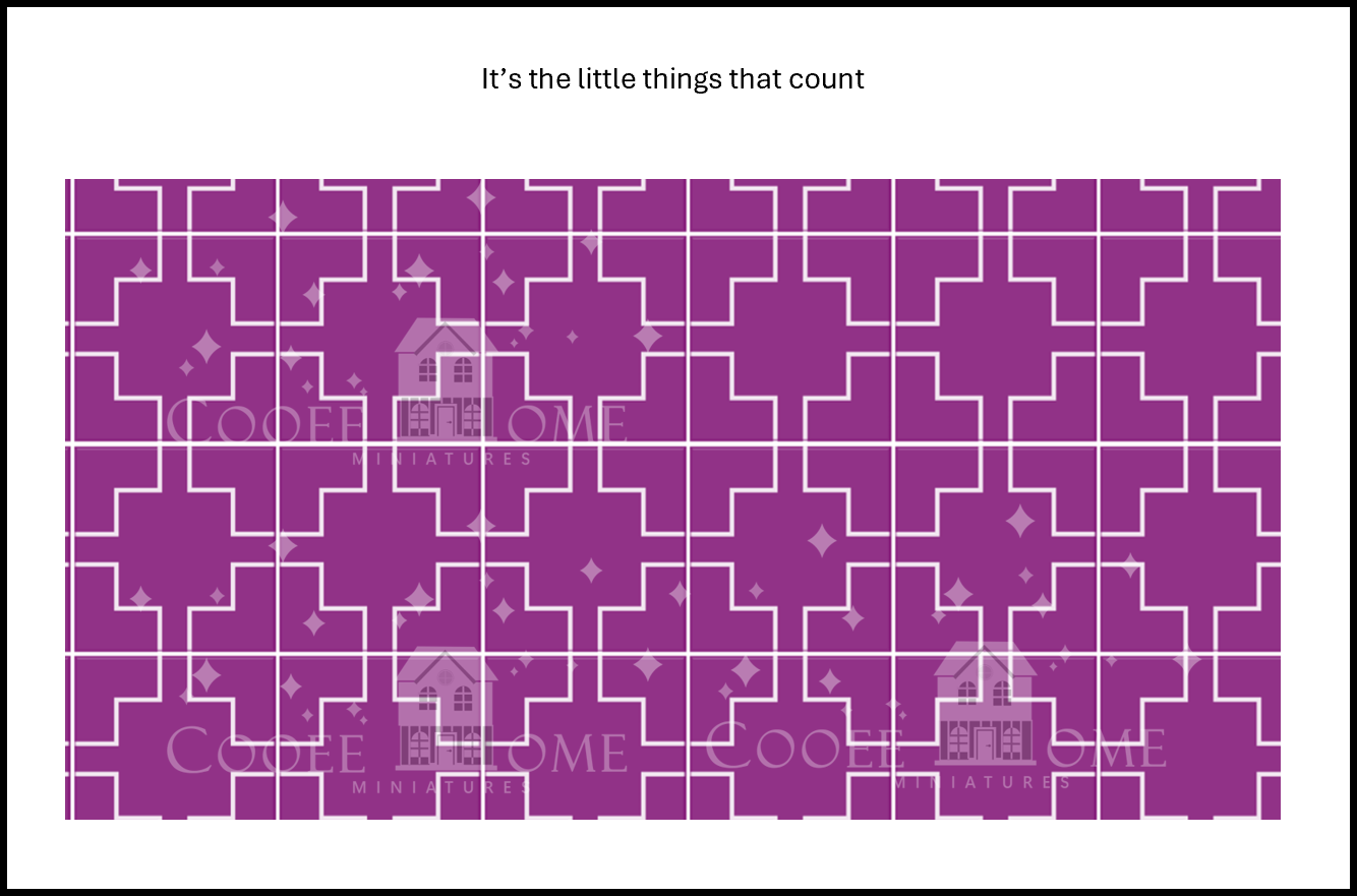 Encaustic 'Plus' Tile effect - shop the range of colours for instant download