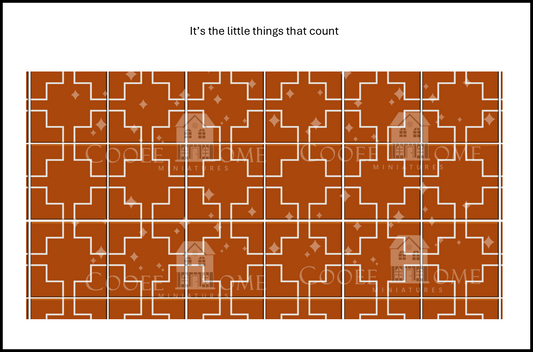 Encaustic 'Plus' Tile effect - shop the range of colours for instant download