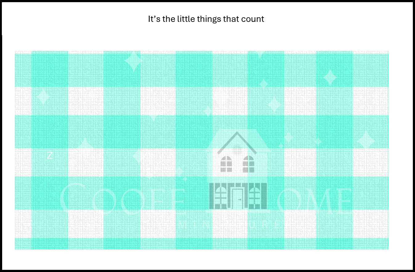 "Country Gingham - SMALL" - shop the range of colours for instant download