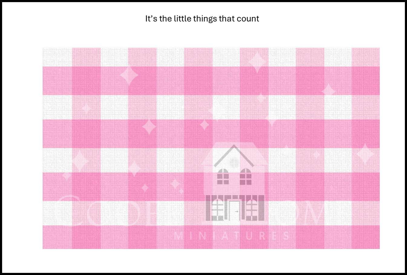 "Country Gingham - SMALL" - shop the range of colours for instant download