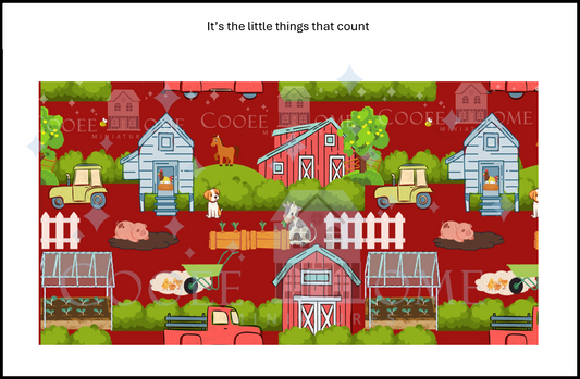 "Farm Days"  - shop the range of colours for instant download