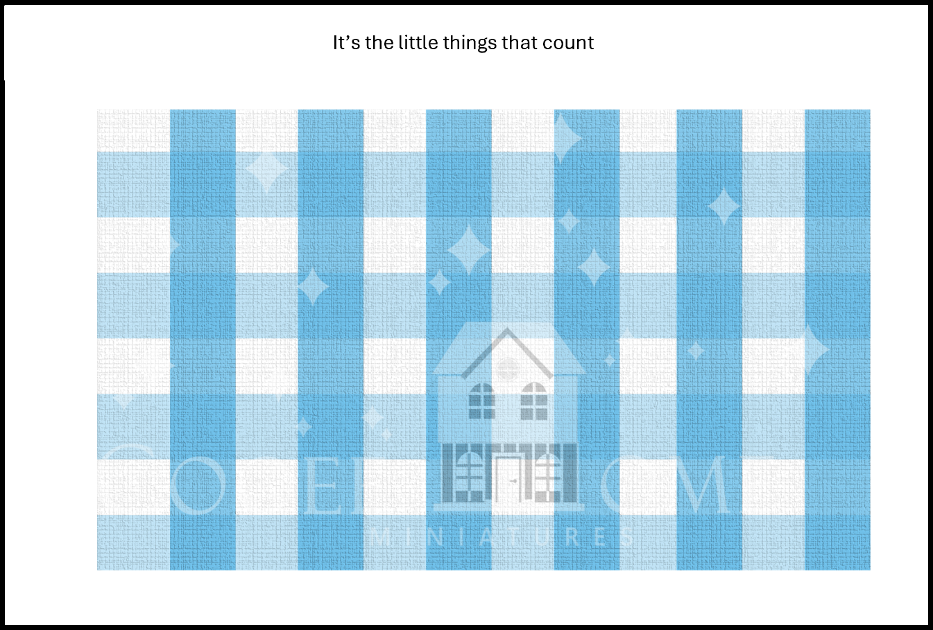 "Country Gingham - SMALL" - shop the range of colours for instant download