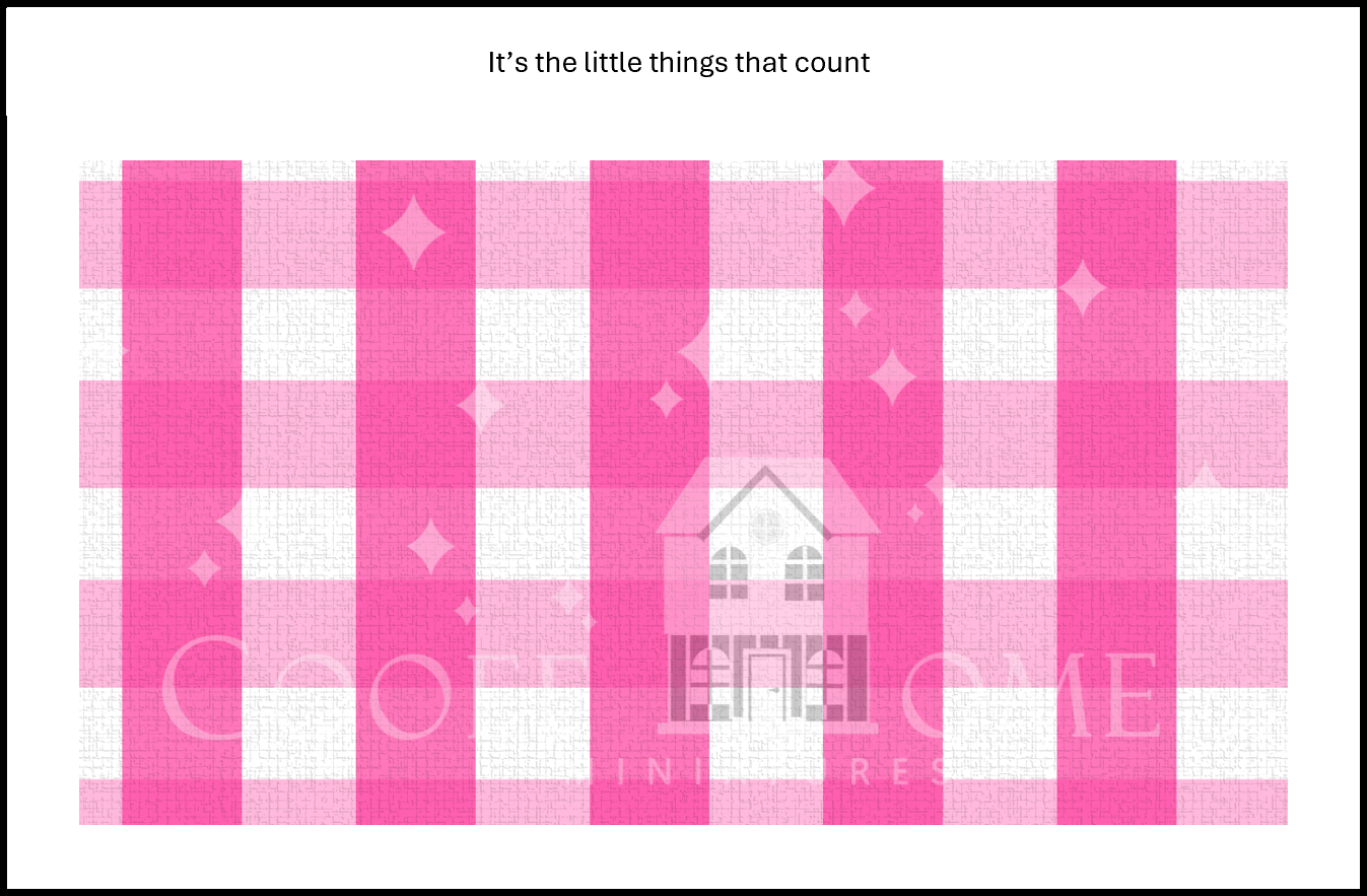 "Country Gingham - SMALL" - shop the range of colours for instant download