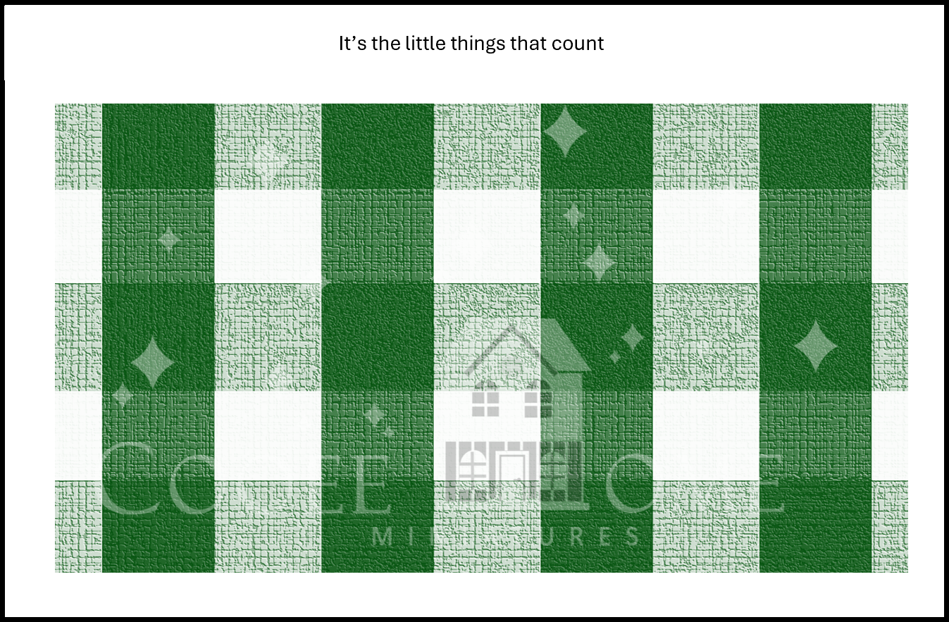 "Country Gingham -MEDIUM" - shop the range of colours for instant download