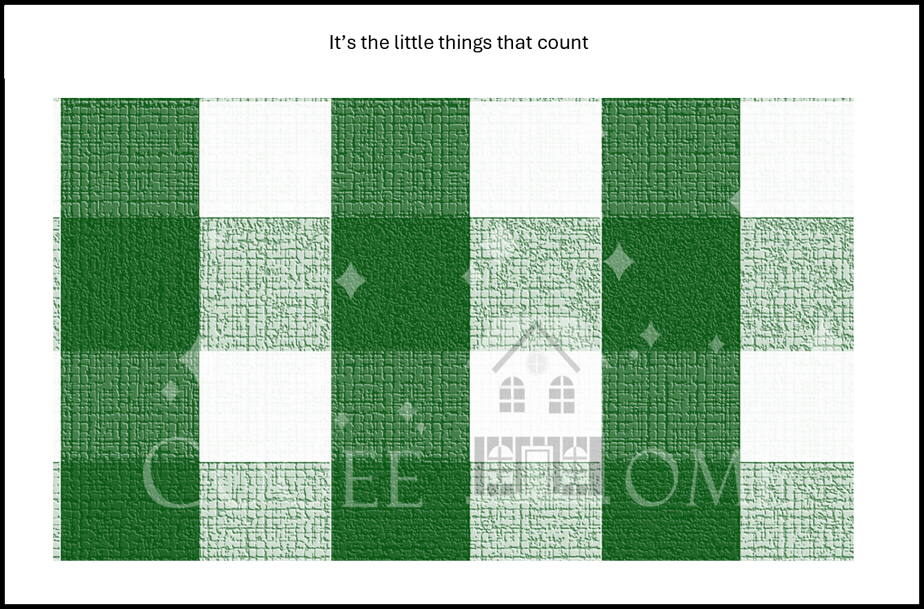 "Country Gingham - LARGE" - shop the range of colours for instant download