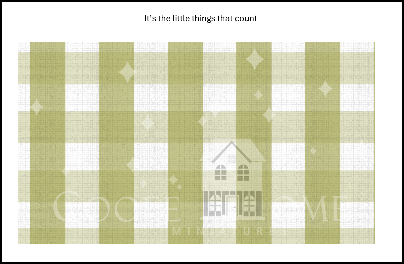 "Country Gingham - SMALL" - shop the range of colours for instant download