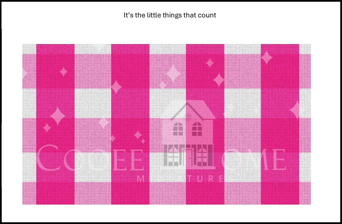 "Country Gingham -MEDIUM" - shop the range of colours for instant download