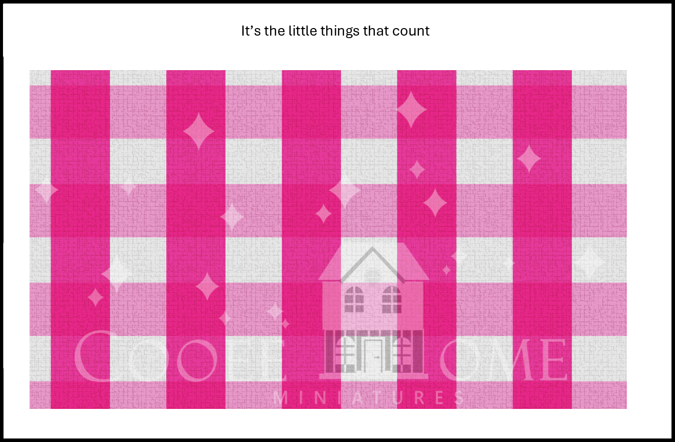 "Country Gingham - SMALL" - shop the range of colours for instant download