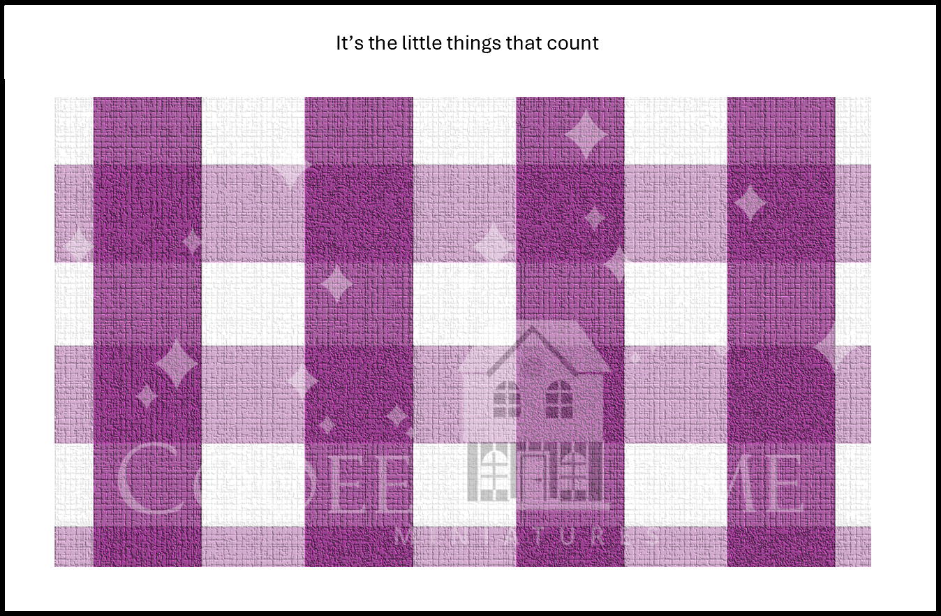 "Country Gingham -MEDIUM" - shop the range of colours for instant download