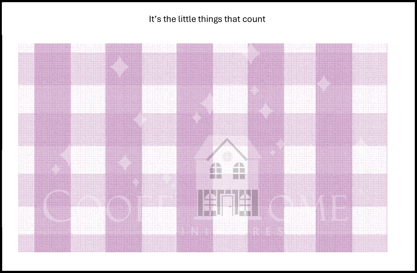 "Country Gingham - SMALL" - shop the range of colours for instant download