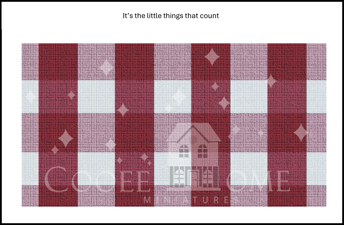 "Country Gingham -MEDIUM" - shop the range of colours for instant download