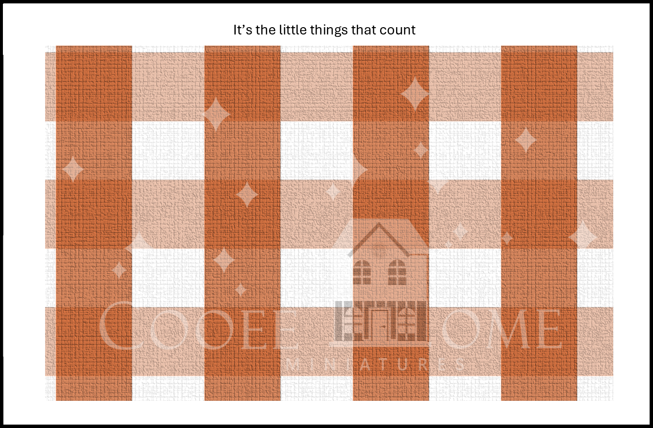 "Country Gingham -MEDIUM" - shop the range of colours for instant download