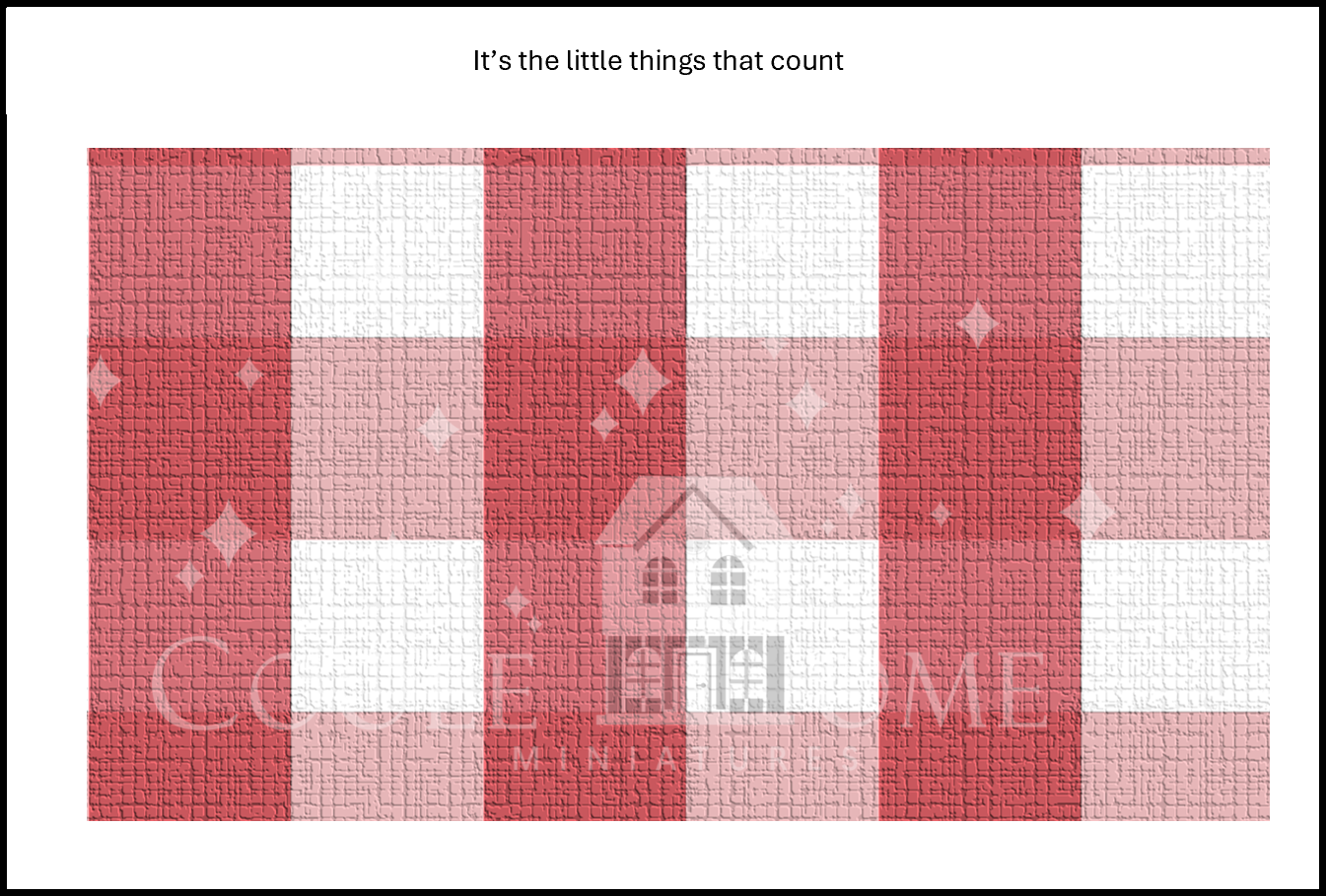 "Country Gingham - LARGE" - shop the range of colours for instant download