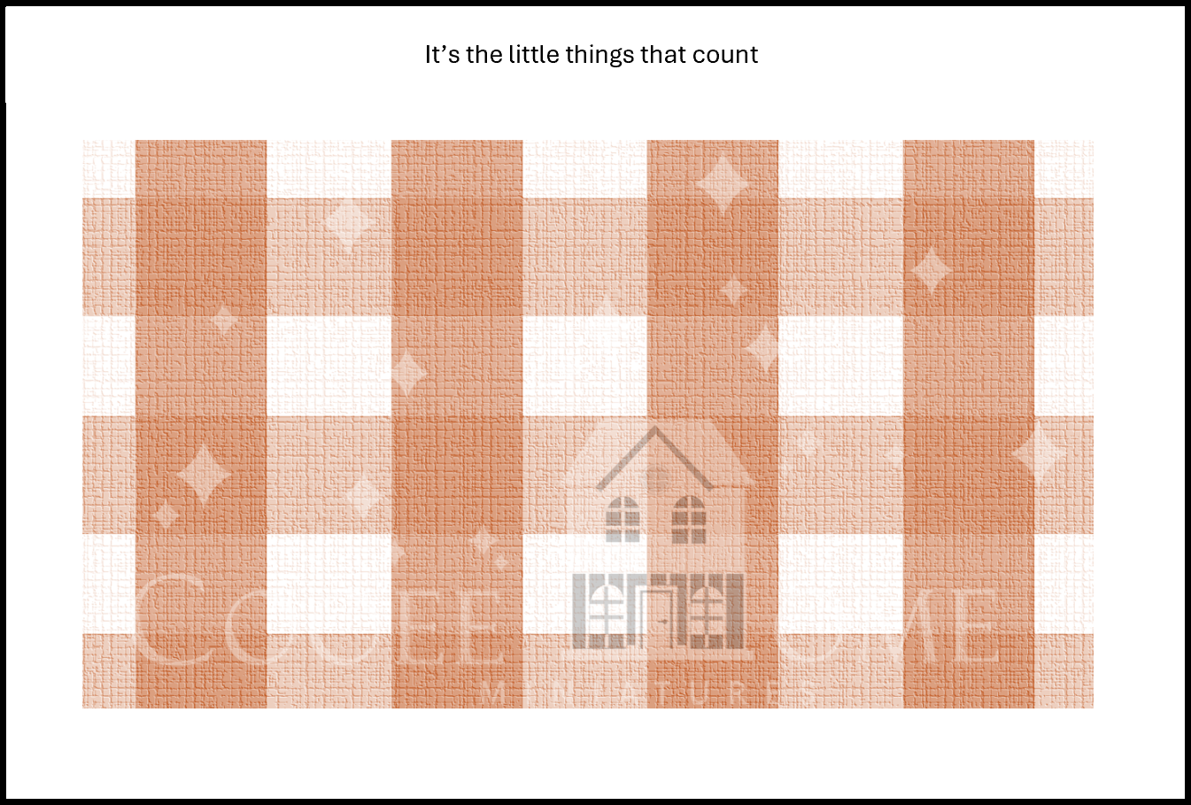"Country Gingham -MEDIUM" - shop the range of colours for instant download