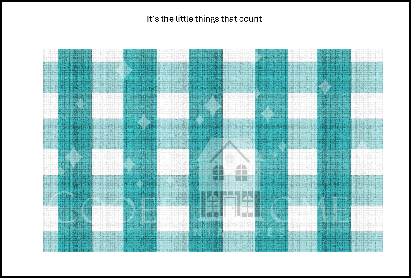 "Country Gingham - SMALL" - shop the range of colours for instant download