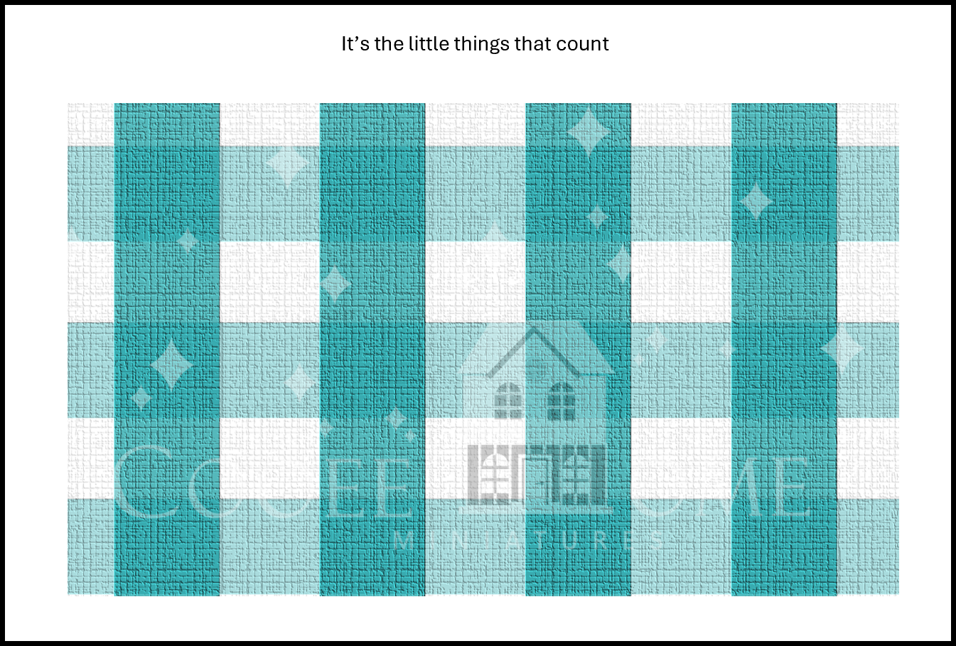 "Country Gingham -MEDIUM" - shop the range of colours for instant download