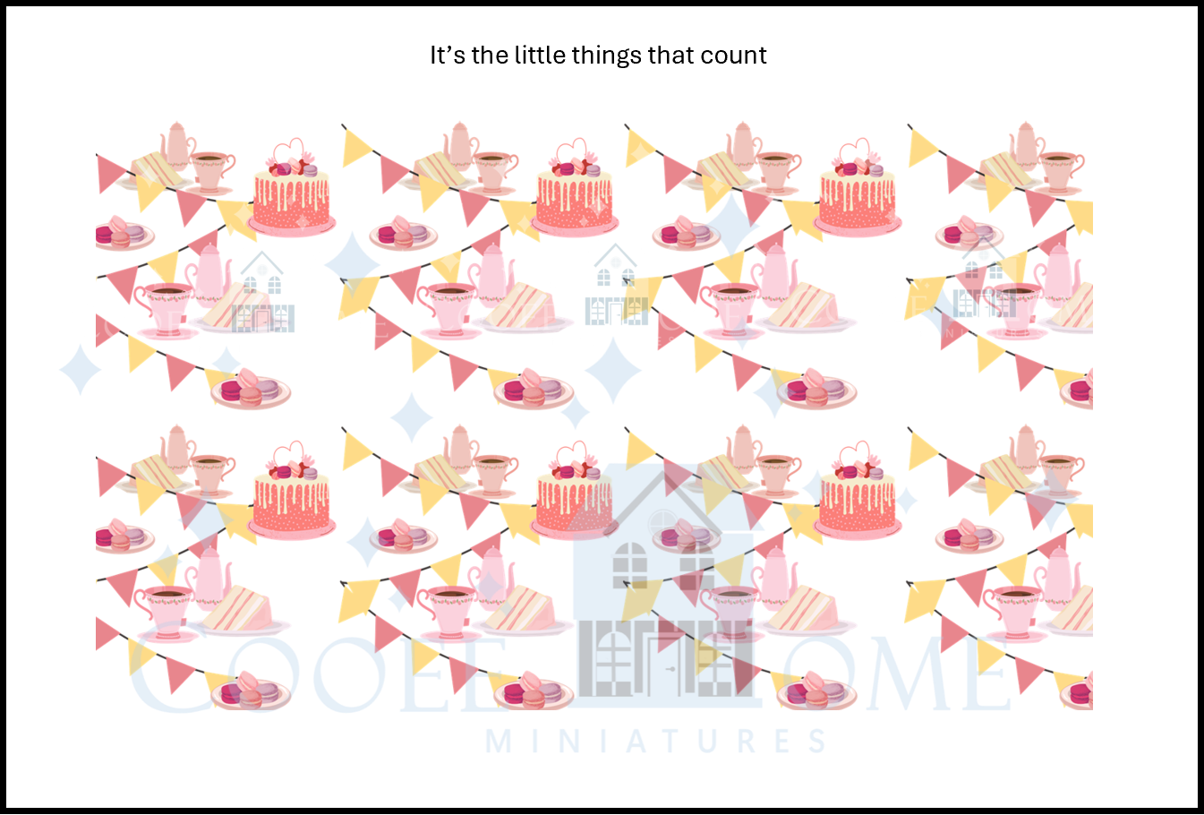 "Tea Party"- shop the range of colours for instant download