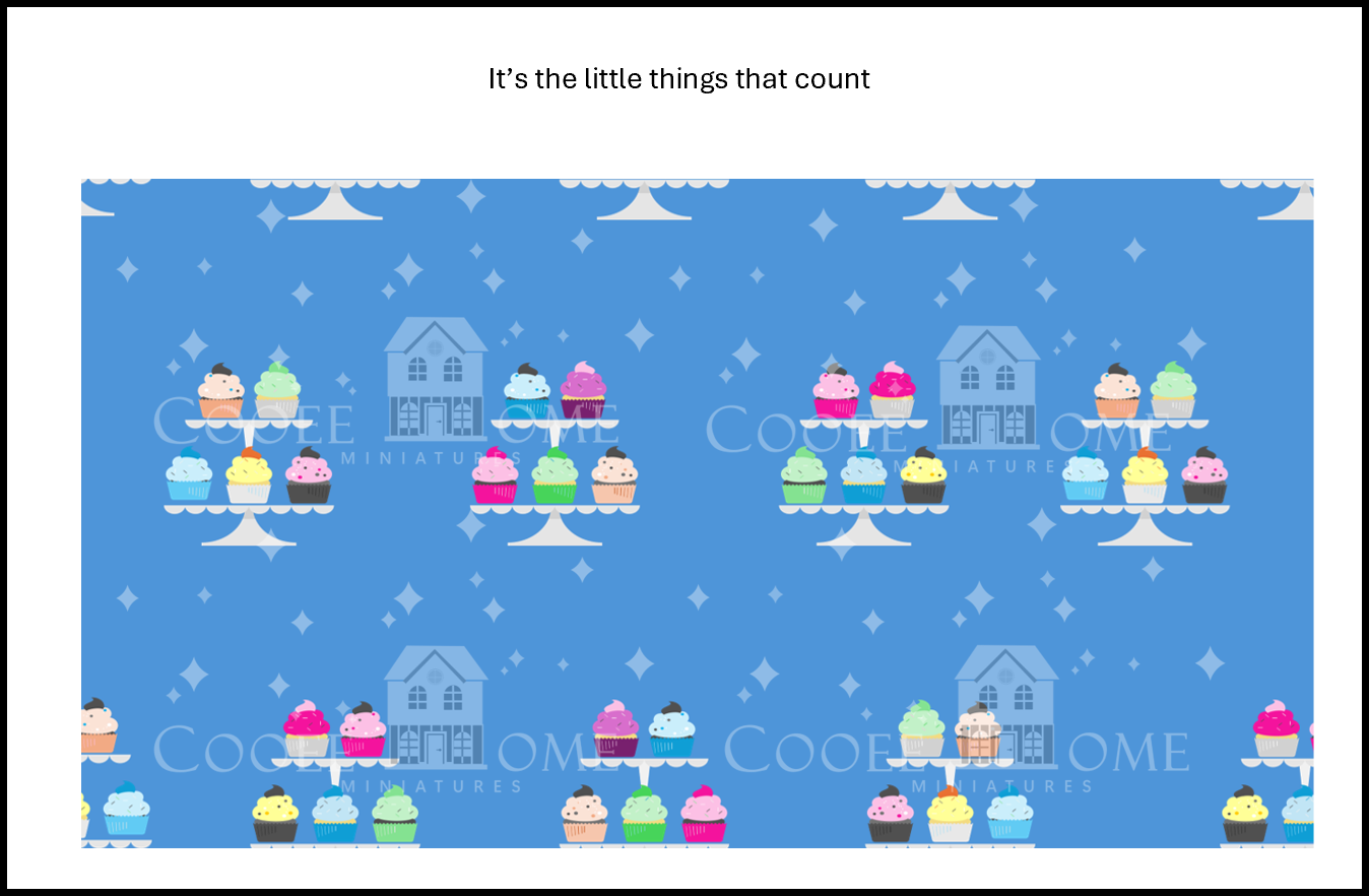 "Cupcakes" - shop the range of colours for instant download