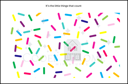 "Sprinkles LARGE" - shop the range of colours for instant download