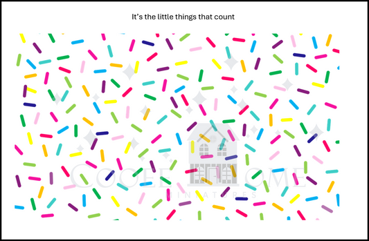 "Sprinkles SMALL" - shop the range of colours for instant download