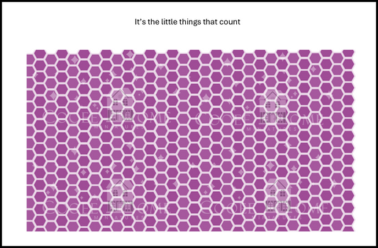 Hexagon Tile pattern - shop the range of colours for instant download