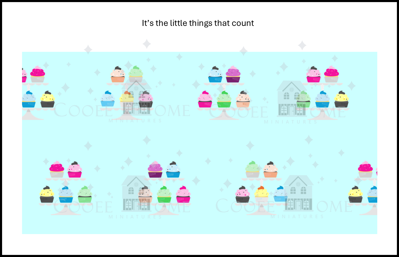 "Cupcakes" - shop the range of colours for instant download