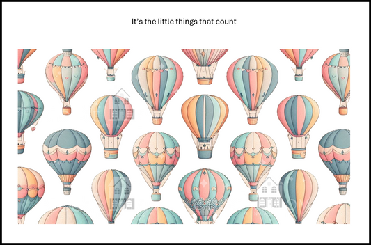 "Balloon Race"- shop the range of colours for instant download