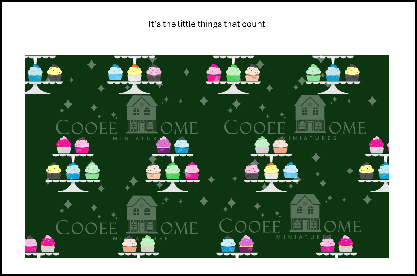 "Cupcakes" - shop the range of colours for instant download