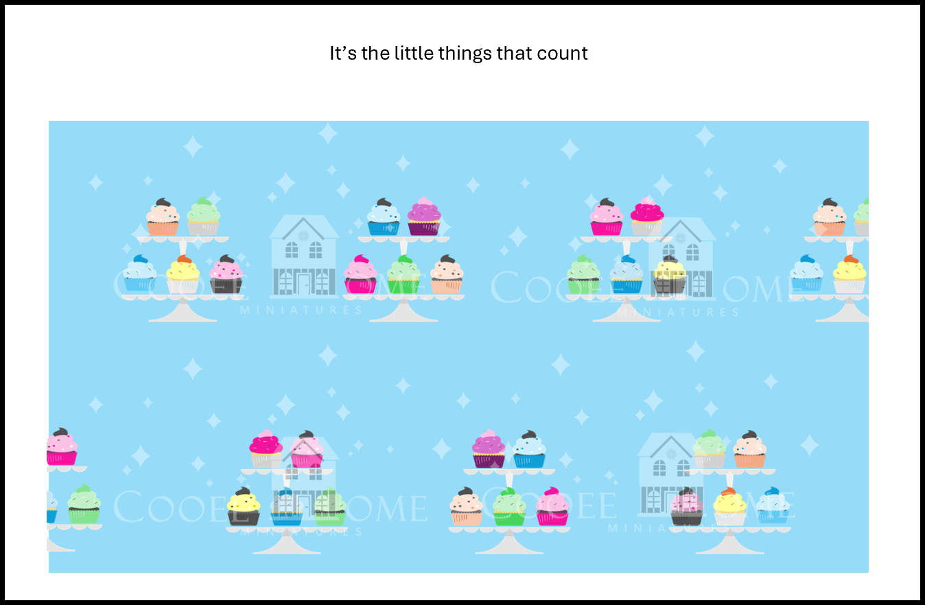 "Cupcakes" - shop the range of colours for instant download