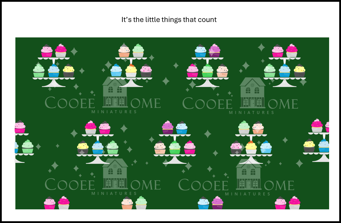 "Cupcakes" - shop the range of colours for instant download