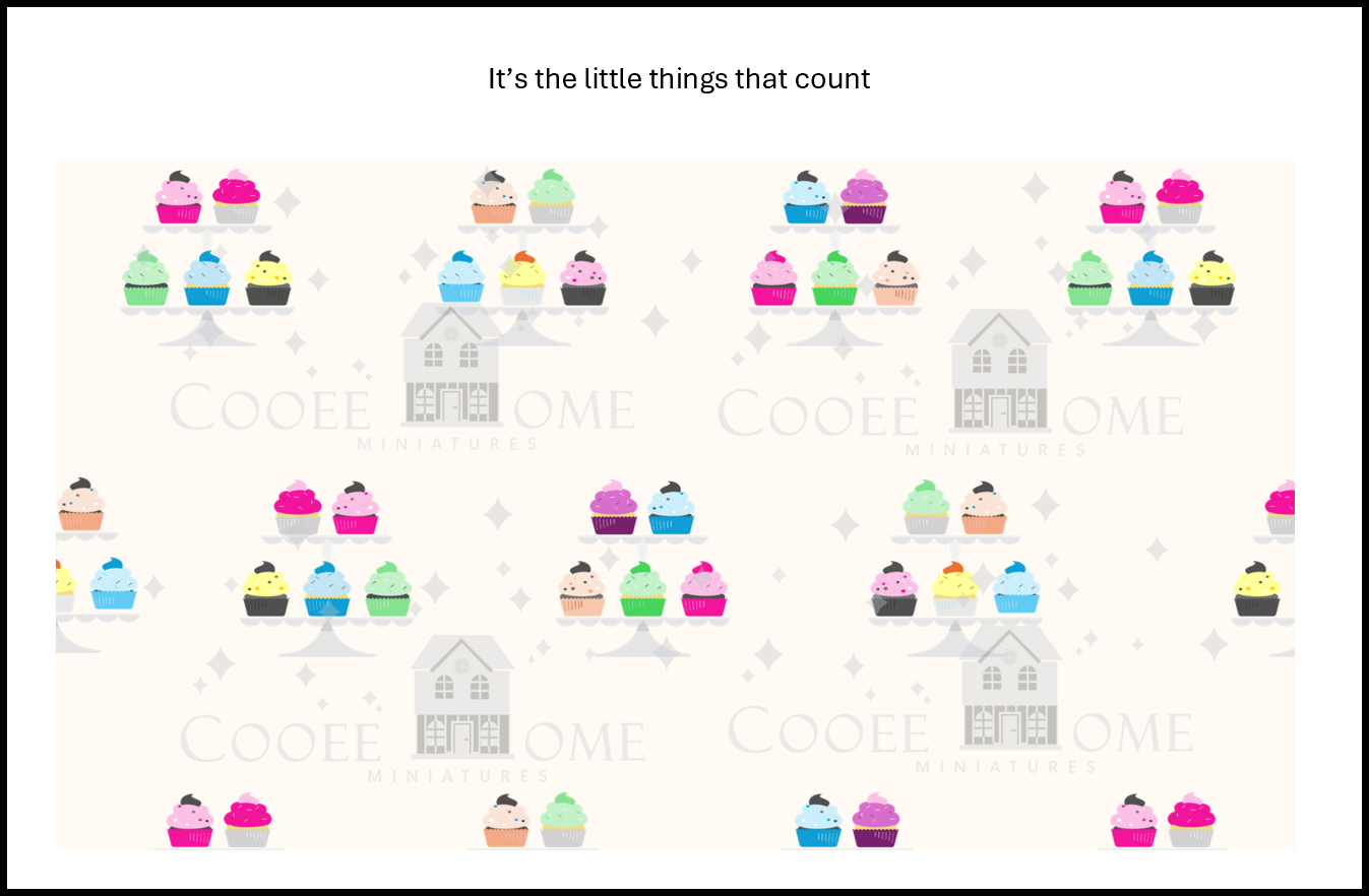 "Cupcakes" - shop the range of colours for instant download