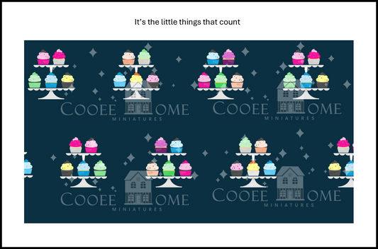 "Cupcakes" - shop the range of colours for instant download