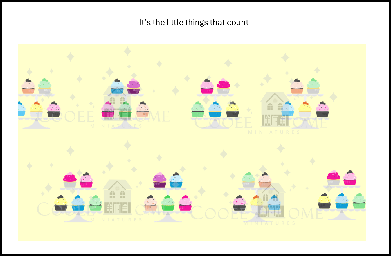 "Cupcakes" - shop the range of colours for instant download