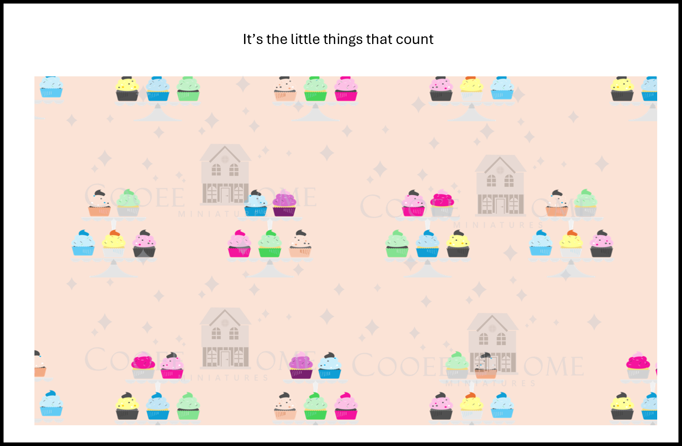 "Cupcakes" - shop the range of colours for instant download