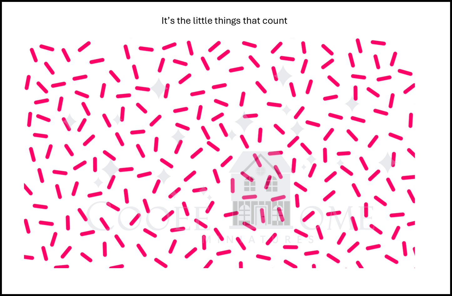 "Sprinkles SMALL" - shop the range of colours for instant download