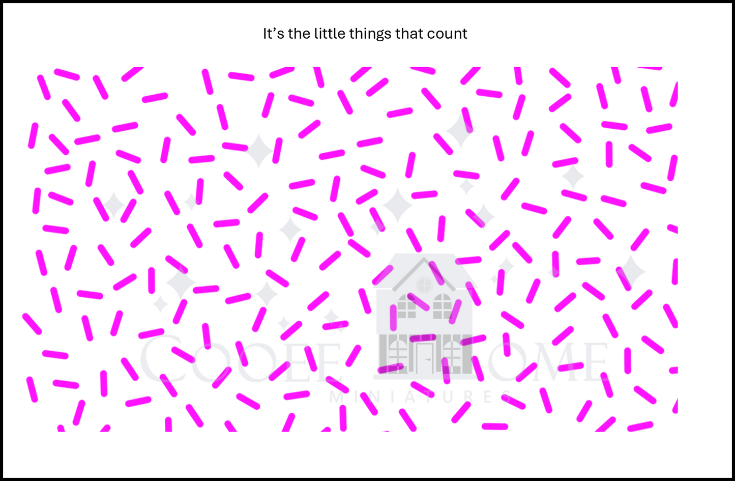 "Sprinkles SMALL" - shop the range of colours for instant download