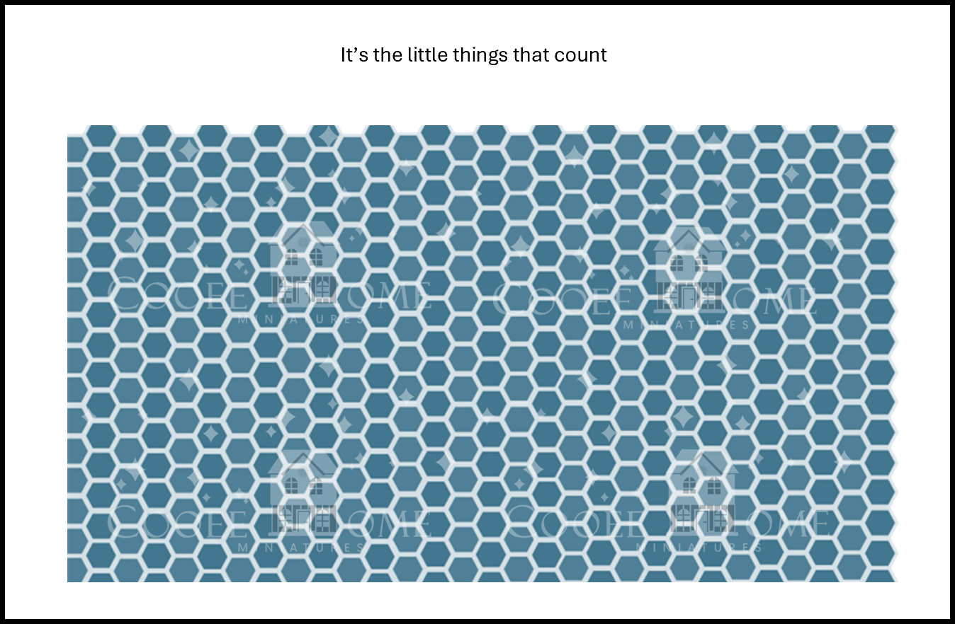 Hexagon Tile pattern - shop the range of colours for instant download