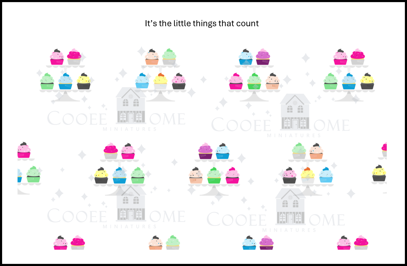 "Cupcakes" - shop the range of colours for instant download