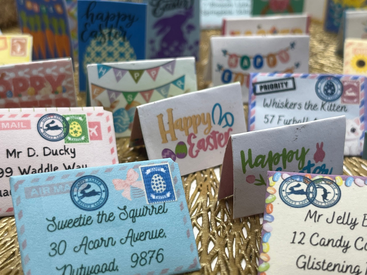 Easter cards with mix and match envelopes printable