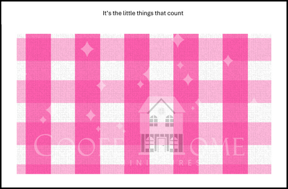 "Country Gingham - SMALL" - shop the range of colours for instant download