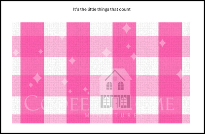 "Country Gingham -MEDIUM" - shop the range of colours for instant download