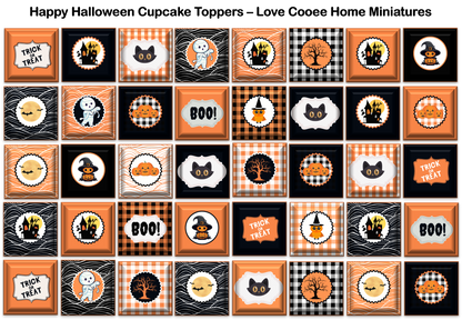 Halloween Cupcake Toppers