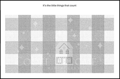 "Country Gingham -MEDIUM" - shop the range of colours for instant download