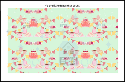"Tea Party"- shop the range of colours for instant download
